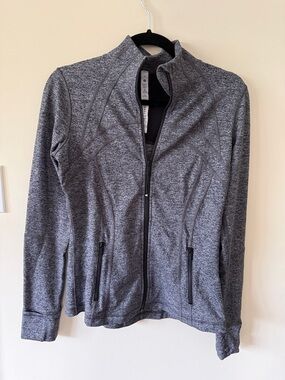 lululemon athletica Heathered Gray Full-Zip Define Jacket